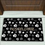 Colorix Carpet Peti Desenli Dekoratif Kapı Önü Paspası No: 1821 sş (Hoşgeldiniz) 45 x 70