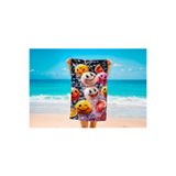 Colorix Tekstil Plaj Havlusu 75x150 cm Çok Renkli Model 1019, CCPH1019