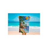 Colorix Tekstil Plaj Havlusu 75x150 cm Çok Renkli Model 1035, CCPH1035