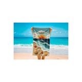Colorix Tekstil Plaj Havlusu 75x150 cm Çok Renkli Model 1088, CCPH1088