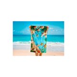 Colorix Tekstil Plaj Havlusu 75x150 cm Çok Renkli Model 1090, CCPH1090