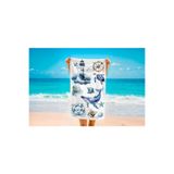 Colorix Tekstil Plaj Havlusu 75x150 cm Çok Renkli Model 1096, CCPH1096