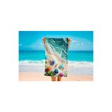 Colorix Tekstil Plaj Havlusu 75x150 cm Çok Renkli Model 1158, CCPH1158
