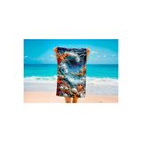 Colorix Tekstil Plaj Havlusu 75x150 cm Çok Renkli Model 1167, CCPH1167