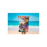 Colorix Tekstil Plaj Havlusu 75x150 cm Çok Renkli Model 1300, CCPH1300