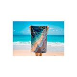 Colorix Tekstil Plaj Havlusu 75x150 cm Çok Renkli Model 1493, CCPH1493