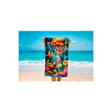Colorix Tekstil Plaj Havlusu 75x150 cm Çok Renkli Model 1553, CCPH1553