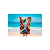 Colorix Tekstil Plaj Havlusu 75x150 cm Çok Renkli Model 1554, CCPH1554
