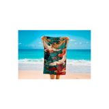Colorix Tekstil Plaj Havlusu 75x150 cm Çok Renkli Model 1631, CCPH1631