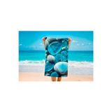 Colorix Tekstil Plaj Havlusu 75x150 cm Çok Renkli Model 1697, CCPH1697