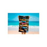 Colorix Tekstil Plaj Havlusu 75x150 cm Çok Renkli Model 1706, CCPH1706