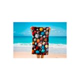 Colorix Tekstil Plaj Havlusu 75x150 cm Çok Renkli Model 1707, CCPH1707