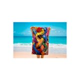 Colorix Tekstil Plaj Havlusu 75x150 cm Çok Renkli Model 1727, CCPH1727