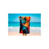 Colorix Tekstil Plaj Havlusu 75x150 cm Çok Renkli Model 1733, CCPH1733