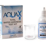 ColorKiM - AQUAX Yerli Üretim, 50 mL Toplam Su Sertlik Test Kiti | Basitçe Damlat Gör yöntemi | Kalibrasyon gerekmez!