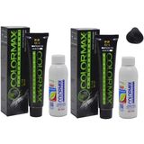 Colormax 2 Siyah Kestane + Oksidan Krem 90 ml 2'li