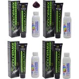 Colormax 4.62 Kestane Kızıl Irise - Oksidan Krem 90 ml 4'lü