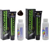 Colormax 4.7 Kahve Karamel + Oksidan Krem 90 ml 2'li