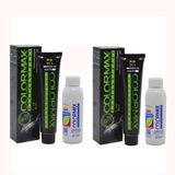 Colormax 5.43 Koyu Kahve Dore Bakır 2 Adet Saç Boyası+ 2 Adet Oksidan Krem