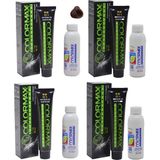 Colormax 5.53 Bitter Çikolata - Oksidan Krem 90 ml 4'lü