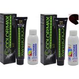 Colormax 5.556 Kızıl Kahve Mix + Oksidan Krem 90 ml 2'li - 5556