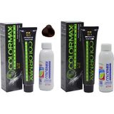 Colormax 5.74 Elegan Kahve Karamel + Oksidan Krem 90 ml 2'li