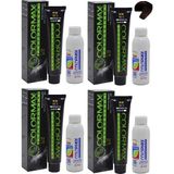 Colormax 6.11 Yoğun Koyu Küllü Kumral - Oksidan Krem 90 ml 4'lü