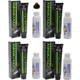 Colormax 6.35 Havana Kahvesi Saç Boyası+ 4X90 ML Oksidan Krem