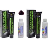 Colormax 66.66 Kışkırtıcı Kızıl + Oksidan Krem 90 ml 2'li