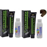 Colormax 7.11 Yoğun Küllü Kumral + Oksidan Krem 90 ml 2'li