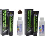 Colormax 7.35 Kumral Dore Akaju + Oksidan Krem 90 ml 2'li