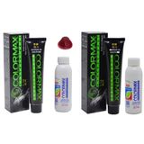 Colormax 7.66 Yoğun Kızıl Saç Boyası + 2x90 ml Oksidan Krem