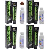 Colormax 7.73 Açık Tütün Kahve - Oksidan Krem 90 ml 4'lü
