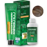 Colormax 8.1 Açık Küllü Kumral 2'li Saç Boyası + 2x90 ML Oksidan Krem