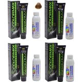 Colormax 8.34 Açık Karamel - Oksidan Krem 90 ml 4'lü