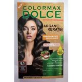 Colormax Dolce Amonyaksız 6.1 Koyu Küllü Kumral Saç Boyası