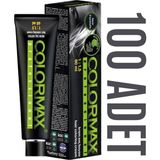 Colormax Kuaför Seti 60 ml 100 Adet Saç Boyası Oksidansız - Set boya