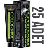 Colormax Kuaför Seti 60 ml 25 Adet Saç Boyası Oksidansız - Set boya