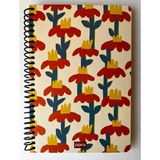Colornote Papirüs Çiçek, Çizgili Defter, Spiralli, Sert Kapaklı, 16 x 23 Cm, 100 Yaprak