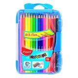 Color'peps Fluo Kuru Boya Kalemi 12+3 Renk 832035