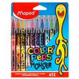 Color'Peps Monster Keçeli Kalem 12 Renk 845400