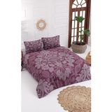 Colorpool Ethnic 200x220 cm Fuşya Çift Kişilik Nevresim Takımı