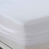 Colorpool Tek Kişilik Yatak Alezi Sıvı Geçirmez Pamuklu Fitted - 120 x 200 cm - Beyaz