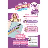 colortouch 296 ADET Prenses Temalı Okul Etiketi Kalem Etiketi Kişiye Özel İsim Yazılabilen Etiket