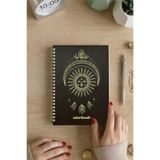 colortouch Evrenin İzleri A5 Ebatında 64 Yaprak Noktalı Kalın Kapak Spiralli Defter Notebook
