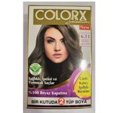 Colorx Set 6.11-Zeytin Kumral Saç Boyası