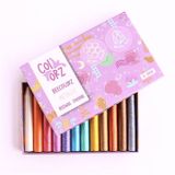 Colorz 12'li Metalik Renk Kalem Balmumu Pastel Boya Seti