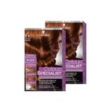 Colour Specialist 7-7 Sıcak Bakır Saç Boyası, 2'li Set