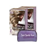 Colour Specialist Saç Boyası 8.1, Küllü Açık Kumral, Set (2 Adet + Çanta)