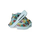 Colour Suit Kedi Desenli Beyaz Airmax Taban Ortapedik ,doktor, Hemşire, Aşçı, Dişçi Sabo Terlik